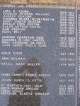 11. Memorial Plaque with list of names