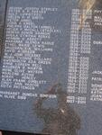 12. Memorial Plaque with list of names