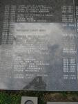 17. Memorial Plaque with list of names