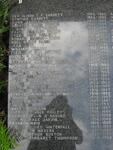 1. Memorial Plaque with list of names
