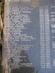 05. Memorial Plaque with list of names