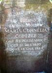 COETZEE Maria Cornelia nee BEZUIDENHOUT 1895-1943