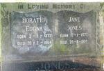 JONES Horatio Edgar 1872-1964 & Jane 1877-1974