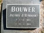 BOUWER Jacoba J.B. 1903-1984