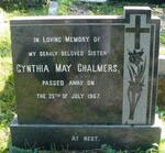 CHALMERS Cynthia May -1967