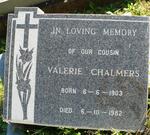 CHALMERS Valerie 1903-1982