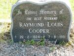COOPER Raymond Louis 1924-1991