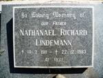 LINDEMANN Nathaniel Richard 1911-1983