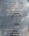MARAIS Jan Bernard 1925-2003 & Daphne SMUTS 1926-2006