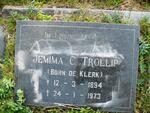TROLLIP Jemima C. nee DE KLERK 1894-1973