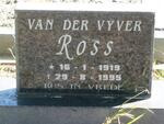VYVER Ross, van der 1919-1995