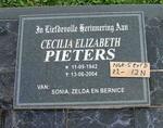 PIETERS Cecilia Elizabeth 1942-2004