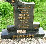 PARKIES Mzukisi 1979-2003