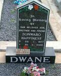DWANE Sonwabo Happiness 1977-2002