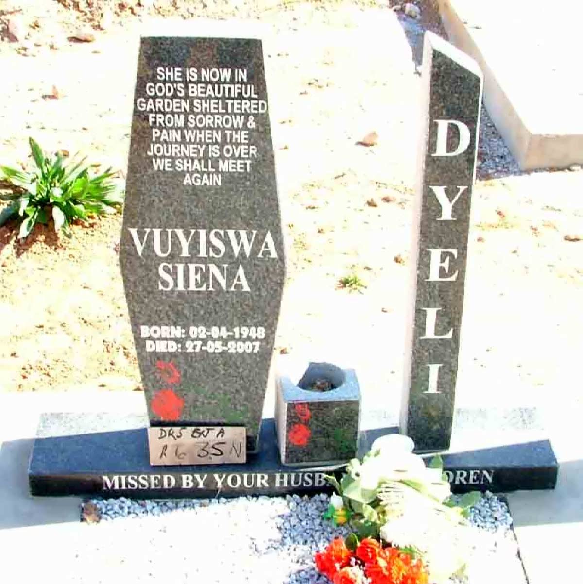 DYELI Vuyiswa Siena 1948-2007