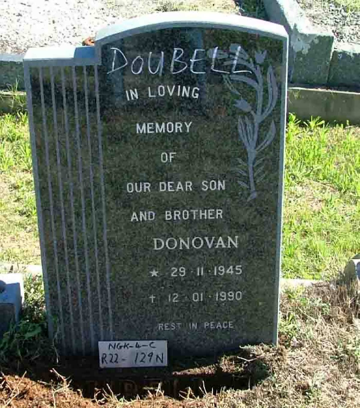 DOUBELL Donovan 1945-1990