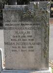MARAIS Willem Jacobus 1866-1938 & Hester Maria Magdalena 1869-1938