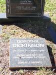 DICKINSON Reginald Catteral 1915-1996 & Dorothy 1910-1998 