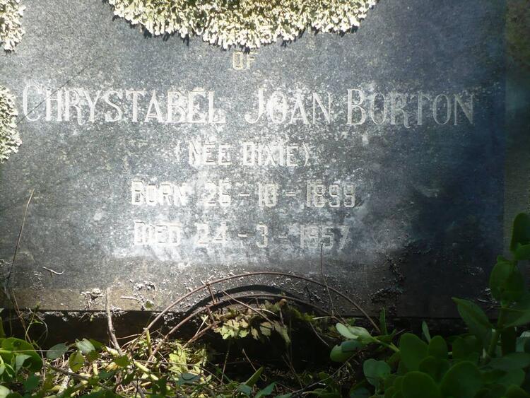 BORTON Chrystabel Joan nee DIXIE 1899-1957