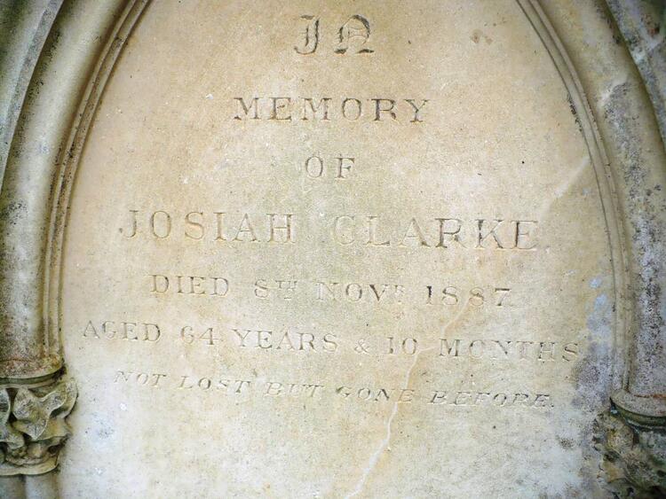 CLARKE Josiah -1887