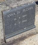 PLESSIS Anna, du 1889-1960