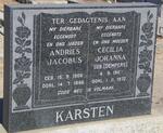 KARSTEN Andries Jacobus 1906-1986 & Cecilia Johanna DEMPERS 1911-1972