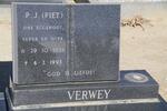 VERWEY P.J. 1936-1993