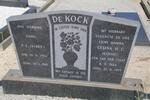 KOCK P.L., de 1924-1989 & Gesina H.C. van der COLFF 1924-1977