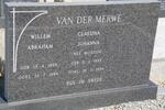 MERWE Willem Abraham, van der 1894-1984 & Classina Johanna MOUTON 1898-1984