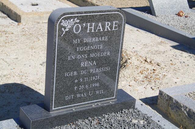 O'HARE Rena nee du PLESSIS 1928-1996