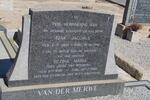 MERWE Izak Jacobus, van der 1900-1962 & Gezina Maria Janse van RENSBURG 1898-1968