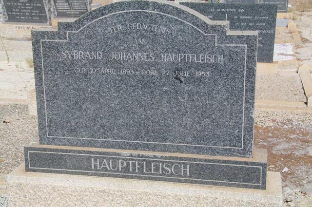 HAUPFLEISCH Sybrand Johannes 1893-1953