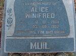 MUIL Alice Winifred 1904-1987