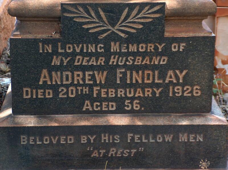 FINDLAY Andrew -1926