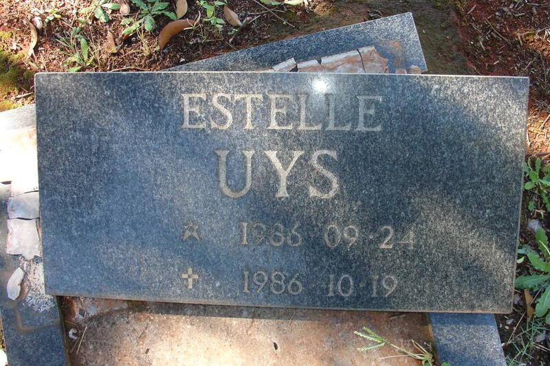 UYS Estelle 1986-1986