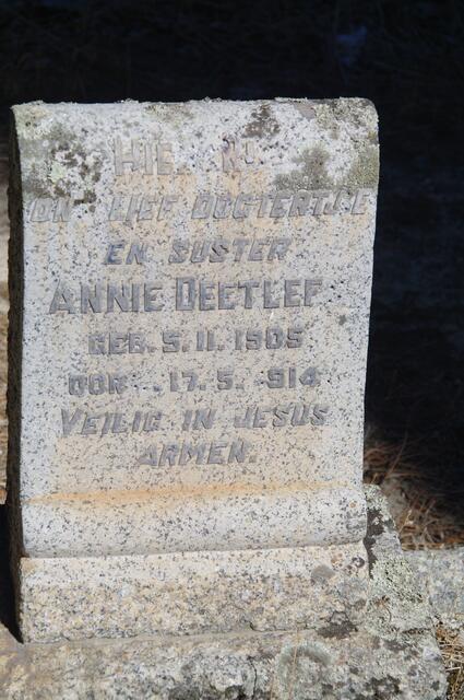 DEETLEFS Annie 1905-1914