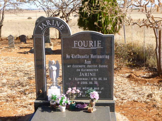 FOURIE Jarine nee SCHOEMAN 1979-2005