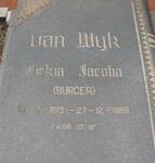 WYK Evert Kleynhans, van 1902-1989 & Cirkia Jacoba BURGER 1913-1969