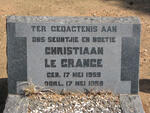 GRANGE Christiaan, le 1959-1959