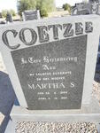 COETZEE Martha S. 1904-1967