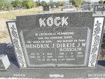 KOCK Hendrik J. 1920-1995 & Dirkie J.W. ROSSOUW 1916-2009