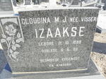 IZAAKSE Gloudina M.J. nee VISSER 1889-1958