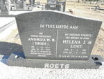 ROETS Andries W.B. 1911-1999 & Helena S.M. 1910-1993