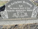 MARAIS Martha Magdalena nee MALAN 1906-1983