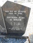 BRUIN Gertruida Alida, de 1921-1991