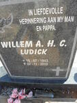 LUDICK Willem A.H.C. 1943-2003