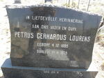 LOURENS Petrus Gerhardus 1899-1975