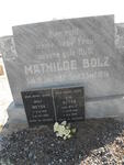 BOLZ Mathilde 1887-1954 :: MEYER Rolf 1912-1990 & Eva BOLZ 1915-1989