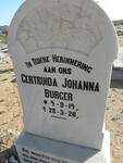 BURGER Gertruida Johanna 1914-1926