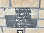 NORTJE Jacobus Johannes 1946-2003